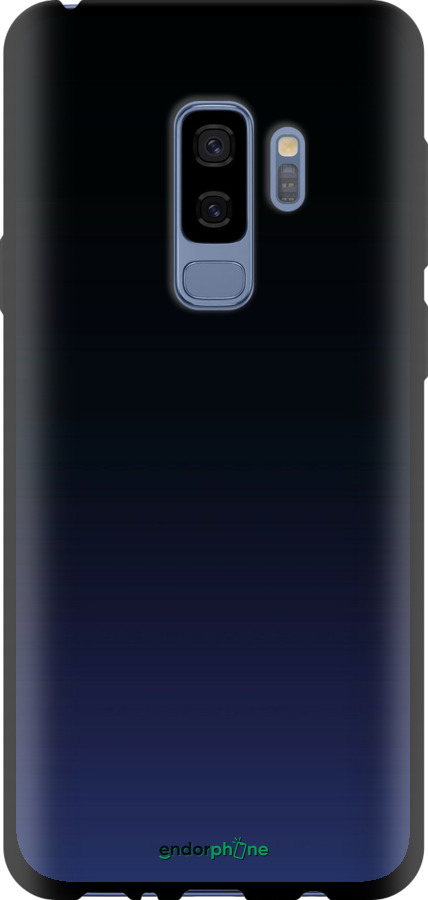 TPU чехол Градієнт у темно-синьому стилі для Samsung Galaxy S9 Plus - 6542b-1365 изображение 