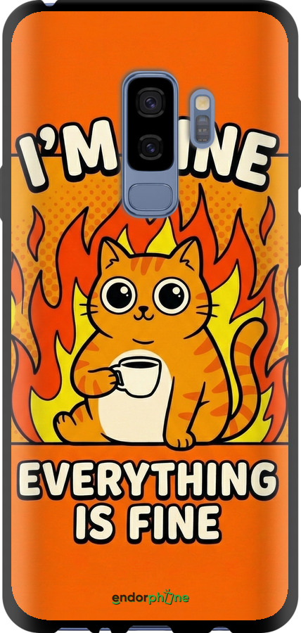 TPU чехол Funny Cat для Samsung Galaxy S9 Plus - 6786b-1365 изображение 