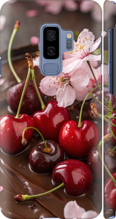 3D пластиковий глянцевий чехол Вишня у шоколаді для Samsung Galaxy S9 Plus - 6698c-1365 изображение 