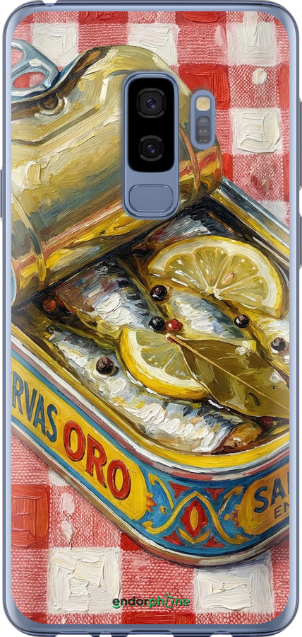 2D пластиковый чехол Vintage Sardine Tin Phone для Samsung Galaxy S9 Plus - 6772t-1365 изображение 