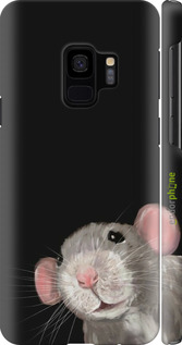 3D пластиковий глянцевий чехол The Peeking Rat для Samsung Galaxy S9 - 6442c-1355 изображение 