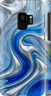 3D пластиковый глянцевый чехол 'Liquid Chrome' для Samsung Galaxy S9 изображение 9