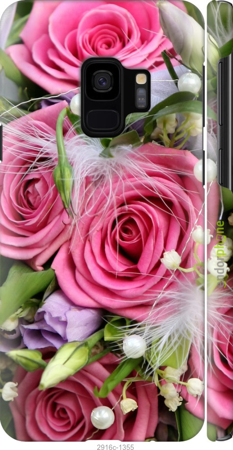 

3D пластиковий матовий чохол "Ніжність" для Samsung Galaxy S9, Рожевий