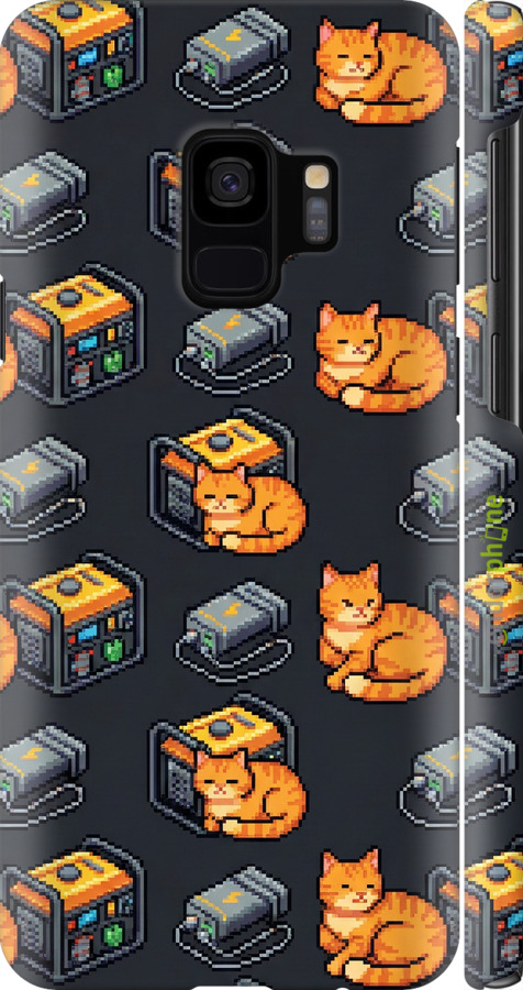 3D пластиковый глянцевый чехол Autonomous Zone для Samsung Galaxy S9 - 6771c-1355 изображение 