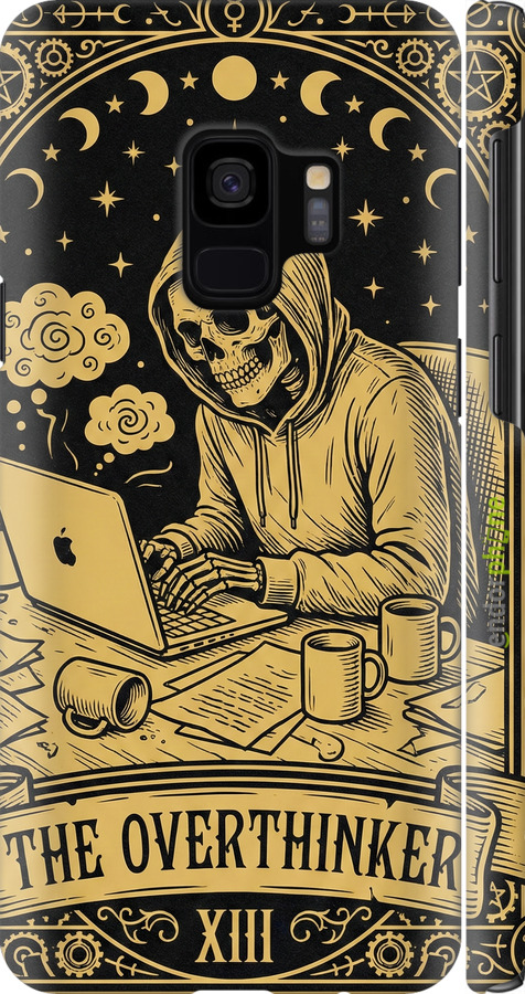 3D пластиковий глянцевий чехол The Overthinker для Samsung Galaxy S9 - 6774c-1355 изображение 