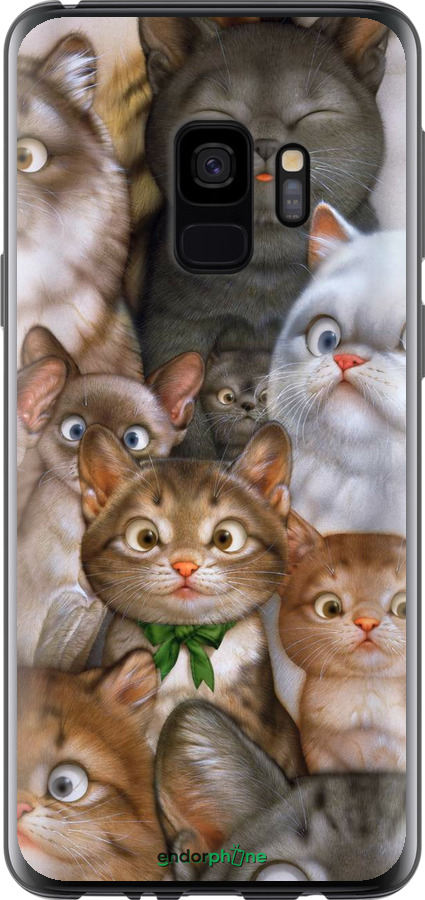 

2D пластиковий чохол "Коти" для Samsung Galaxy S9