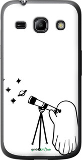 Силиконовый чехол Привидение астроном для Samsung Galaxy Core Plus G3500 - 6444u-359 изображение 