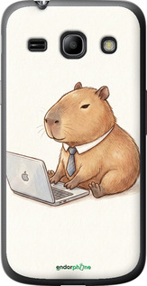Силиконовый чехол Funny Capybara CEO Working для Samsung Galaxy Star Advance G350E - 6777u-210 изображение 