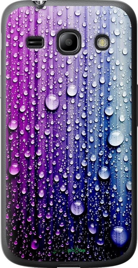

Силіконовий чохол "Краплини води" для Samsung Galaxy Core Plus G3500, Синій