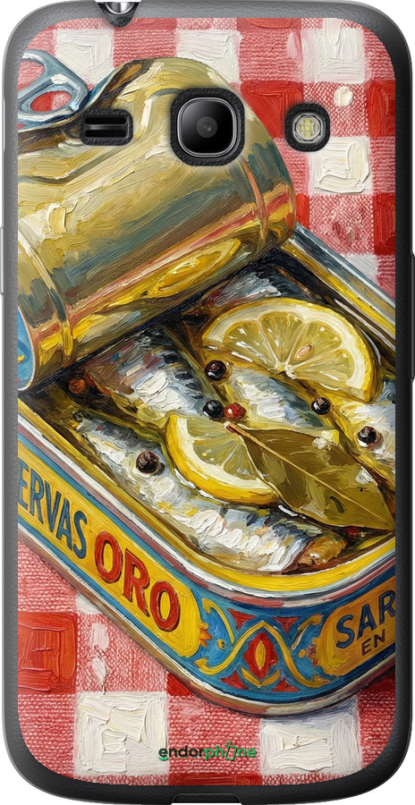 Силиконовый чехол Vintage Sardine Tin Phone для Samsung Galaxy Star Advance G350E - 6772u-210 изображение 