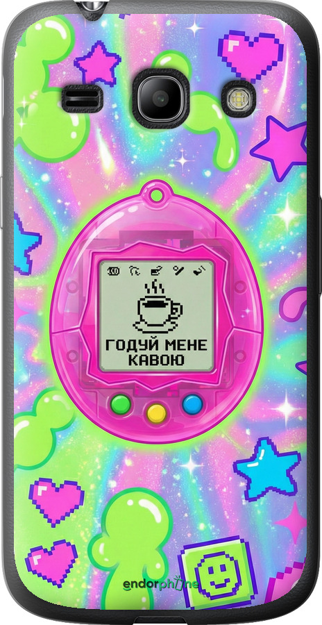 Силиконовый чехол Y2K Aesthetic Retro Pet: Годуй мене кавою для Samsung Galaxy Core Plus G3500 - 6784u-359 изображение 