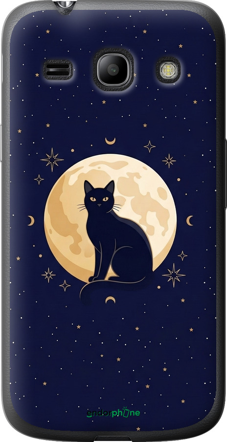 Силиконовый чехол Cute Cat Celestial/Witchy для Samsung Galaxy Star Advance G350E - 6787u-210 изображение 