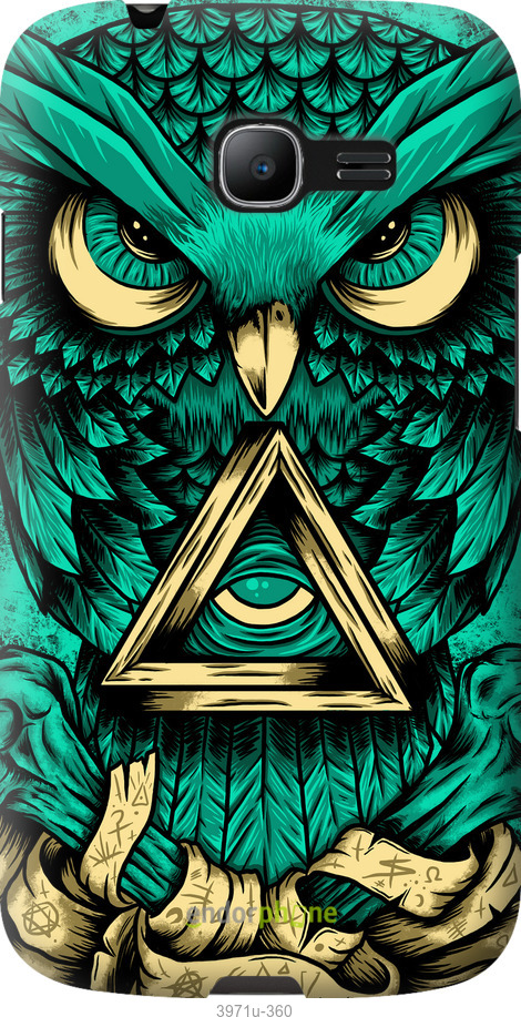 Силіконовий чехол Сова Арт-тату для Samsung Galaxy Star Plus S7262 - 3971u-360 изображение 