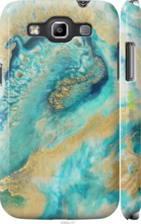 3D пластиковий глянцевий чехол Green marble для Samsung Galaxy Win i8552 - 4365c-51 изображение 