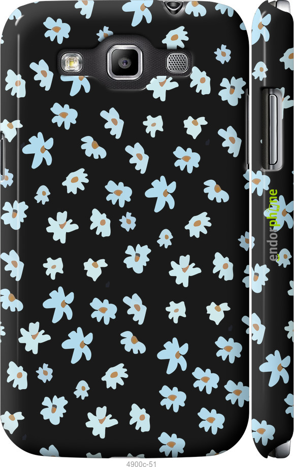 3D пластиковый глянцевый чехол Цветочный для Samsung Galaxy Win i8552 - 4900c-51 изображение 