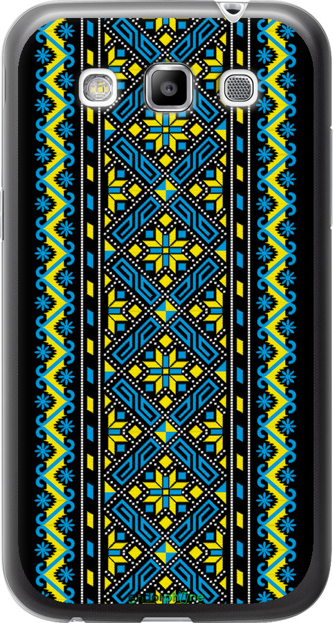 Силиконовый чехол Вышиванка 39 для Samsung Galaxy Win i8552 - 1173u-51 изображение 