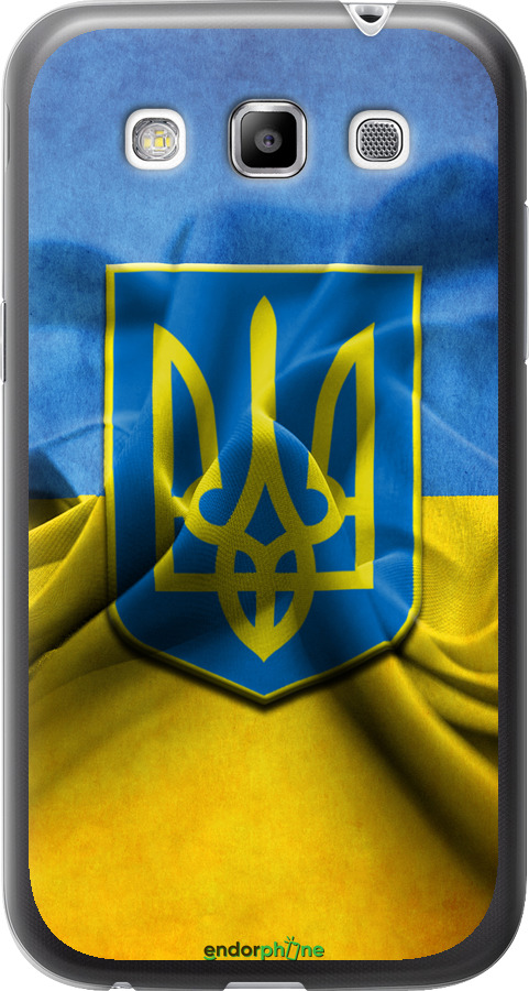 

Силіконовий чохол "Прапор та герб України" для Samsung Galaxy Win i8552, Блакитний