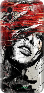 Силиконовый чехол Лицо девушки для Samsung Galaxy Xcover 6 Pro - 1162u-2918 изображение 