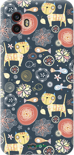 Силиконовый чехол Котята v4 для Samsung Galaxy Xcover 6 Pro - 1224u-2918 изображение 