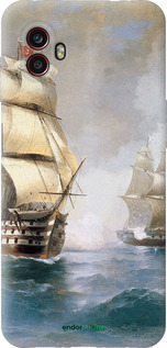 Силиконовый чехол Айвазовский. Корабли для Samsung Galaxy Xcover 6 Pro - 160u-2918 изображение 