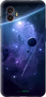 Силиконовый чехол Планеты в синем космосе для Samsung Galaxy Xcover 6 Pro - 171u-2918 изображение 