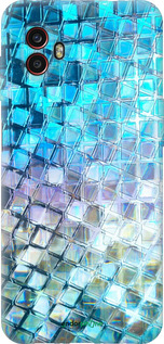 Силиконовый чехол Переливающаяся чешуя для Samsung Galaxy Xcover 6 Pro - 227u-2918 изображение 