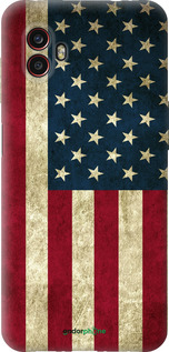 Силиконовый чехол Флаг США для Samsung Galaxy Xcover 6 Pro - 395u-2918 изображение 