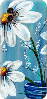 Силиконовый чехол Красивые арт-ромашки для Samsung Galaxy Xcover 6 Pro - 4031u-2918 изображение 