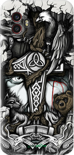 Силіконовий чехол Тату Вікінг для Samsung Galaxy Xcover 6 Pro - 4098u-2918 изображение 