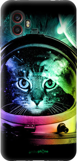 Силиконовый чехол Кот-астронавт для Samsung Galaxy Xcover 6 Pro - 4154u-2918 изображение 