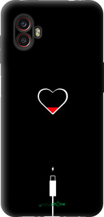 Силиконовый чехол Подзарядка сердца для Samsung Galaxy Xcover 6 Pro - 4274u-2918 изображение 