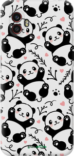 Силиконовый чехол Панды для Samsung Galaxy Xcover 6 Pro - 4318u-2918 изображение 