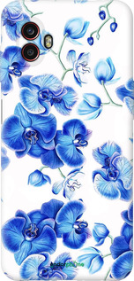 Силиконовый чехол Голубые орхидеи для Samsung Galaxy Xcover 6 Pro - 4406u-2918 изображение 