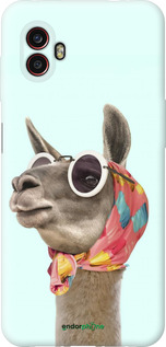 Силиконовый чехол Модная лама для Samsung Galaxy Xcover 6 Pro - 4479u-2918 изображение 