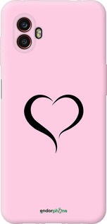 Силиконовый чехол Сердце 1 для Samsung Galaxy Xcover 6 Pro - 4730u-2918 изображение 