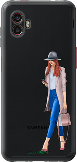 Силиконовый чехол Девушка 1 для Samsung Galaxy Xcover 6 Pro - 4751u-2918 изображение 