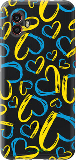 Силиконовый чехол Сердца UA для Samsung Galaxy Xcover 6 Pro - 5292u-2918 изображение 