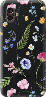 Силиконовый чехол Цветочный фон v2 для Samsung Galaxy Xcover 6 Pro - 5472u-2918 изображение 