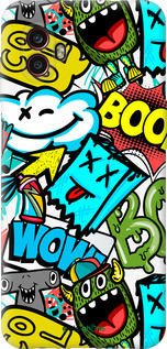 Силиконовый чехол Стикеры v4 для Samsung Galaxy Xcover 6 Pro - 5508u-2918 изображение 