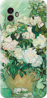 Силиконовый чехол Винсент Ван Гог. Ваза с розами для Samsung Galaxy Xcover 6 Pro - 5543u-2918 изображение 