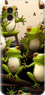 Силиконовый чехол Жабки для Samsung Galaxy Xcover 6 Pro - 5656u-2918 изображение 