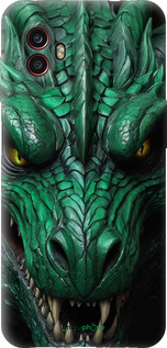 Силиконовый чехол Зелёный дракон v2 для Samsung Galaxy Xcover 6 Pro - 5817u-2918 изображение 