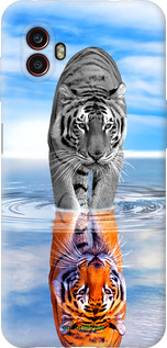 Силиконовый чехол Тигр для Samsung Galaxy Xcover 6 Pro - 6016u-2918 изображение 