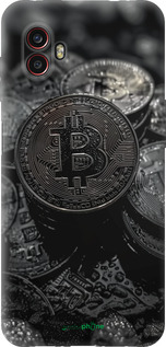 Силиконовый чехол Black Bitcoin для Samsung Galaxy Xcover 6 Pro - 6090u-2918 изображение 
