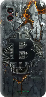 Силіконовий чехол Розпечений біткойн для Samsung Galaxy Xcover 6 Pro - 6091u-2918 изображение 