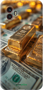 Силиконовый чехол Слитки и доллары для Samsung Galaxy Xcover 6 Pro - 6105u-2918 изображение 