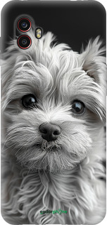 Силиконовый чехол Мальтипу на чорном фоне для Samsung Galaxy Xcover 6 Pro - 6156u-2918 изображение 