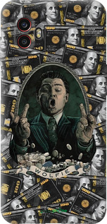 Силиконовый чехол Волк с валл стрит для Samsung Galaxy Xcover 6 Pro - 6287u-2918 изображение 