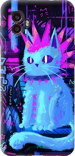 Силиконовый чехол Кот панк для Samsung Galaxy Xcover 6 Pro - 6311u-2918 изображение 