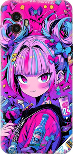 Силиконовый чехол Аниме милаха для Samsung Galaxy Xcover 6 Pro - 6314u-2918 изображение 
